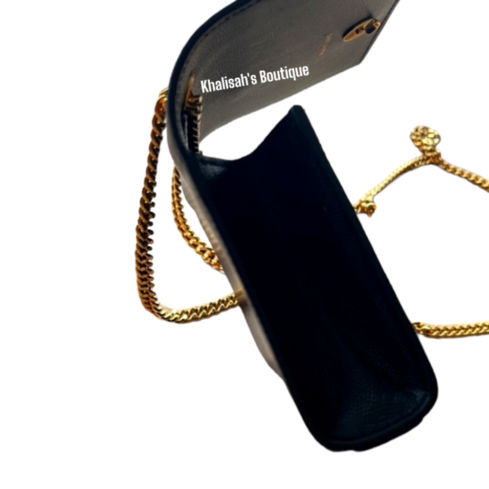 Like New! YSL Saint Laurent KATE CHAIN BAG IN GRAIN DE POUDRE LEATHER MSRP$2268 - Picture 9 of 16